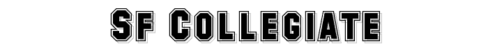 SF Collegiate font